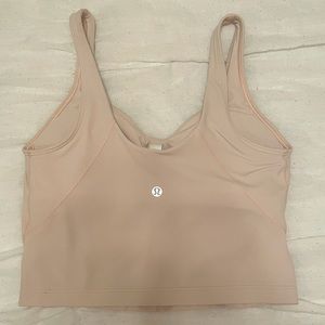 pale pink align tank